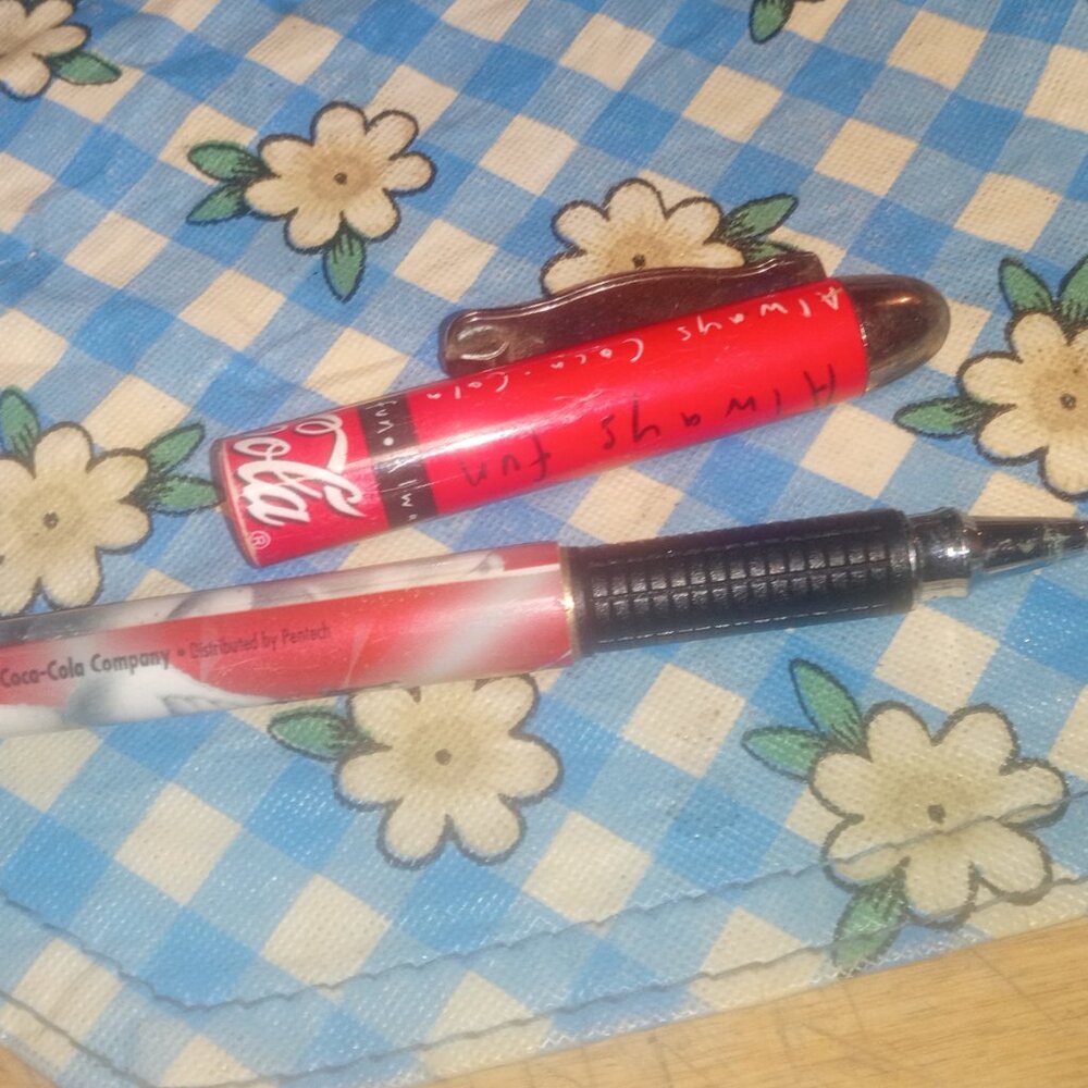 1990's Vintage Coke Cola Writing Pen